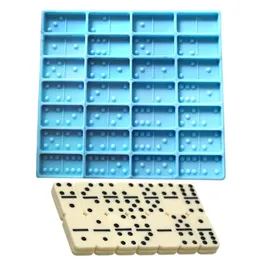 Shiny Dominoes Silicone Epoxy Resin Mould cake mold fondant molds cake decorating tools chocolate fondant tools soap mold DIY 2010271P