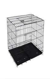 Multi Large Medium Small Dog Carrier Wire Folding Overtriking Cat Cage Skylight Pet Crate Home Garden HA1498886594