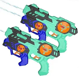 Pistola giocattoli estivi 2 in 1 Super Soaker Blaster Pistole ad acqua elettrica Mini pistola ad acqua per bambini Attività all'aperto Piscina Giocattolo Combattimento RegaloL2403