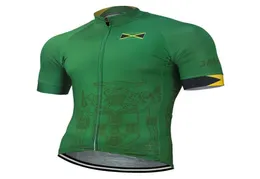 Jamaica National 2022 Team Summer Cycling Jersey Pro Bike Clothing Green Wear Road Mountain Race Tops9821026