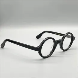 Оптические очки рамки мужчины женщины Джонни Депп Золман круглые винтажные очки Компьютерная ацетатная рама зрелища для мужского чистого объектива 240227