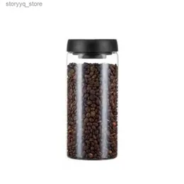 Food Jars Canisters Jar Food Fresh-keeping Moisture-proof Vacuum Storage Cylindrical Coffee Tank Container Airtight Beans L240308