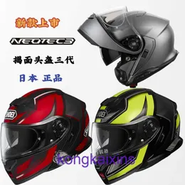 Top-Profi-Motorradhelm Japan Direct Mail SHOEI NEOTEC 3. Generation Dual Lens Open Face Helm Motorrad-Reitnebel