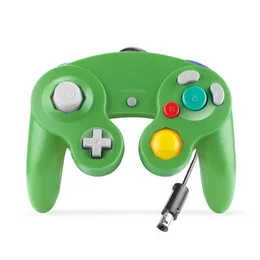 10 cores NGC Wired Game Controller gamepad joystick para Nintendo NGC Console Gamecube Wii U Extensão Cabo Turbo Dualshock Controllers DropShipp