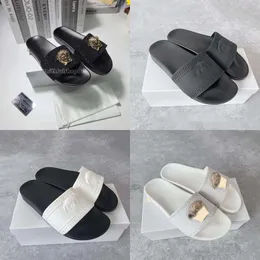 Top New Designer Pantofole Nuovi classici della moda PALAZZO Sandalo Scarpe casual Mulo Ciabatte per sandali da donna per uomo Pantofola in metallo Piattaforma estiva Scivolo piatto All'ingrosso 4210