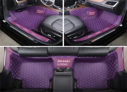 Custom Fit Car Accessories Car Mat Waterproof PU Leather ECO friendly Material For Vast of vehicle Full Set Carpet With Logo Desig6608489