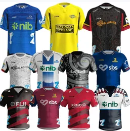 Blues Highlanders Rugby Jerseys 24 25 Crusaderses casa fora ALTERNATE Hurricanes Heritage Chiefses Super camisa