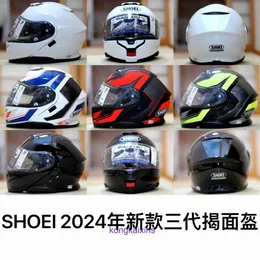 Высочайшее оригинальное качество, японские солнцезащитные очки SHOEI Neotec 2-го и 3-го поколения с двойными линзами, встроенные солнцезащитные очки для дальних дистанций, шлем для подтяжки лица, большой размер