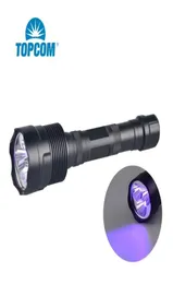 Topcom Waterproof 30w 365nm 395nm Blacklight UV Linterna 3 LED Linternas UV With ZWB2 black Filter6761459