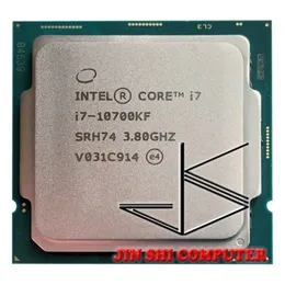 인텔 코어 i710700KF i7 10700KF 38 GHZEIGHTCORE 16THREAD CPU 프로세서 L22M L316M 125W LGA 1200 240219