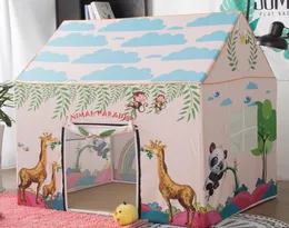Playhouse for Kids Cartoon FORSET Animail Ten Dome Dome Tent Indoor Play Toys Tents For Girls Boys Infant House Shape5541503