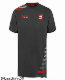 Mężczyźni 2021 Nowy zespół Haas Tshirt z krótkim rękawem koszulka rowerowa Moto Motorcycle Racing Suit Outdoor Quick Dry Sports Tees GVF31749892