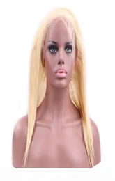 Straight 613 Blonde 360 Spitze Frontal Nur ein Stück Frontal 22542 Zoll brasilianisches menschliches Haar Blonde 360 Spitze Frontal mit baby4089736