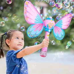 Sand Play Water Fun Baby Bath Toys Bubble blower detachable electrical safety leakage smooth surface entertainment butterfly shaped bubble H240308