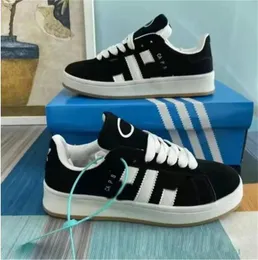 Designer de luxo sapatos campus camurça tênis cinza preto escuro verde nuvem maravilha branco dia dos namorados semi lúcido azul ambiente céu mens mulheres treinador casual sapato 03