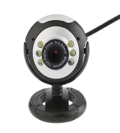 Fotocamera webcam USB da 120 MP 6 LED con microfono per visione notturna per desktop PC3921777