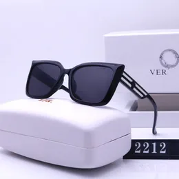 Luxury versa Sunglasses Women's designer cat-eye polarizing glasses Metal mirror legs men's cycling sunglasses