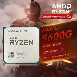 AMD Ryzen 5 5600G VEGA 7ブランド新しいR5 5600G 3.9GHz Placa de Video CPUプロセッサ統合グラフィックチップソケットAM4