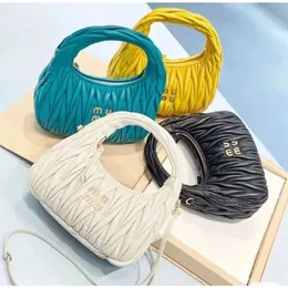 Borse da sera Miui firmate da donna di qualità specchio Wander Matelasse Borse da donna di lusso con pochette Borsa da ascella in vera pelle Borsa a tracolla da uomo a tracolla in vera pelle