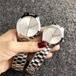 Il marchio di moda CKK di spedizione gratuita orologi unisex donna uomo orologio da polso al quarzo con cinturino in metallo in acciaio C6239-2