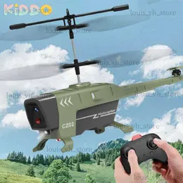 Electric/RC Aircraft RC Helicopters 3.5CH Remote Control Airplane with Lights Obstacle Avoidance RC Plane Radio Controlled Plane Rechargeable 2.4G T240309