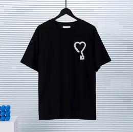 Мужские футболки Plus Мужская дизайнерская футболка с графическим рисунком Дизайнерская одежда Поло с круглым вырезом с вышивкой и принтом Летняя одежда в полярном стиле с уличным чистым хлопком 3bt