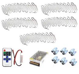 100pcs 5630 LED Modül Işık Dış Mekan Işığı Aydınlatma Su Geçirmez Parlaklık Ayarlanabilir RF Uzaktan Kontrolör POWE2498155