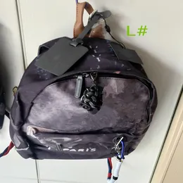 Viagem esportes graffiti emenda mochila retro ombro passarela das mulheres dos homens casual saco de lona clássico doodle edição limitada escola 316r