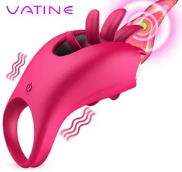 VATINE Vagina Klitoris Stimulieren Zunge Lecken Rotation Oral Gspot Vibrator Drop Y2002269363406