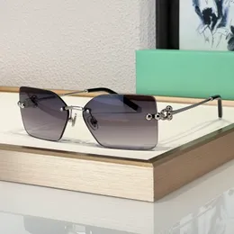Popularne okulary przeciwsłoneczne dla mężczyzn moda 3088 Summer Designer metalowe nogi Stylowe styl ulicy anty-ultrawiolet Uv400 Plac Square Lens Skliski Losowe pudełko