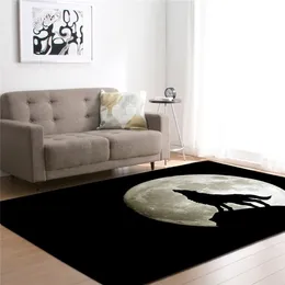 3d lobo impresso tapetes para sala de estar cama corredor grande área retângulo tapetes yoga moderno ao ar livre tapetes casa decor228j