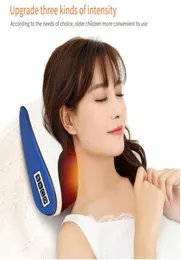 Infrared Heating Neck Shoulder Back Body Electric Massage Pillow Shiatsu Massager Device Cervical Healthy Massageador Relaxation4286153