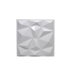 Adesivos de Parede 3D Painel de Telha Molde Gesso Adesivos de Parede Sala de estar Papel de Parede Mural Impermeável Branco Preto Adesivo Banheiro Cozinha Dro Dhk7e