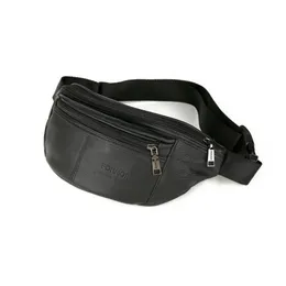 VSEN FONMOR Men's Waist Packs male Pack Belt Bag Phone Pouch Bags Travel Waist Pack Male Small Bag Leather Pouch228P