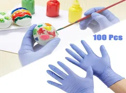 Children039s Варежки 100 шт. Детские одноразовые перчатки из нитриловой резины для рукоделия, рисования, бытовой кулинарии, чистки, универсальные для 42696225