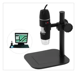 Whole Popular Practical Electronics USB 8 LED Digital Camera Microscope Endoscope Magnifier 50X1000X Magnification Measure6235688