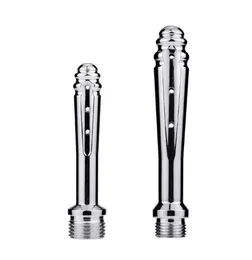 Bidé Torneiras Metal Vaginal Anal Enema Cabeça de Chuveiro Escovado Produtos Higiênicos Douche Enemator Cleaner BuAss Plugs Tap Sprayer7092957