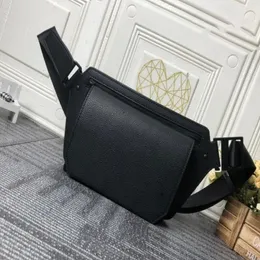 Fanny Pack Bag Back Black Aerambag Slingbag Designer New Grained Carned Calfskin Genuine Leather Sling Bag Wallet M59625 M57081 Mens Message W331V