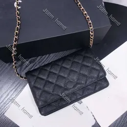 Vera pelle da donna Borsa Chanel di lusso Borsa firmata Borsa a tracolla moda Canali Borsa Borse Borsa a catena Messenger Frizione con patta Borsa a tracolla Portafoglio Lady Pochette 819