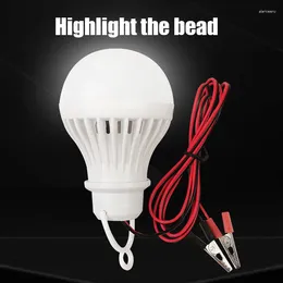 Lamp Holders 12V LED Lamps Portable Tent Camping Light Bulbs Outdoor Night Fishing Hanging Battery Lighting 5W 7W 9W 12W