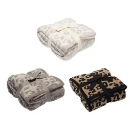 Cobertores leopardo impressão sofá cobertor chita veludo ar condicionado adequado para ar condicionado297r
