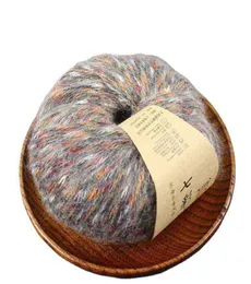 1PC 50GROLL ALPACA YARNコットンかぎ針編みの糸暖かいカラフルな厚いウール針DIYハンドニッティングスカーフセーターティペットハット1010157