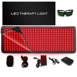 360 Stück LED 660 nm Rotlichtgürtel und 850 nm Lichttherapiegeräte, große Pads, tragbare Bandage für den Körper