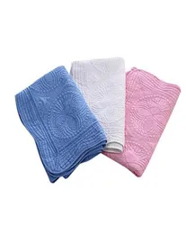 23 Colors INS Baby Blanket Toddler Pure Cotton Embroidered Blanket Infant Ruffle Quilt Swaddling Breathable Air Conditioning Blank8732705