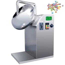 Машина для нанесения сахарного покрытия Небольшая коммерческая автоматическая машина для полировки конфет для пищевой промышленности