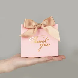 5/10 piece ribbon wedding discount chocolate gift box for guests Christmas baby shower birthday party decoration thank-you candy box 240309