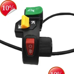 Other Interior Accessories New Mtifunctional Combination Switch Tricycle Horn Headlight Turn Signal Button Accessories For 22Mm Motorc Dh1Lk