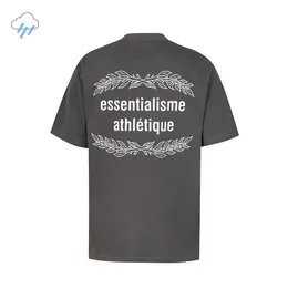 2024 di stile di estate magliette allentate Tee Tops Uomo Donna cotone di alta qualità lettere stampa T Shirt grigio scuro T-shirt bianca