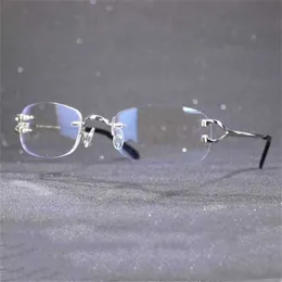 2024 Luxusdesignerin Männer Luxusdesignerin Frauen Sonnenbrillen Trend Clear Glass Rahmen Reading Computer Frauen Männer Brillen Trendy zufällige transparente Dekorationskajia