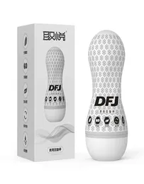 2018 Nowe produkty seksualne Męskie masturbatorzy białe seks Puchar dla dorosłych zabawki dla mężczyzn wibrujące penis Masaż urządzenia Realistyczne pochwy 5107928
